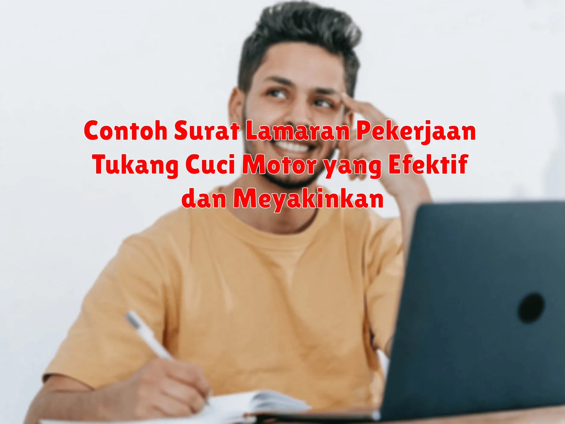 Contoh Surat Lamaran Pekerjaan Tukang Cuci Motor yang Efektif dan Meyakinkan