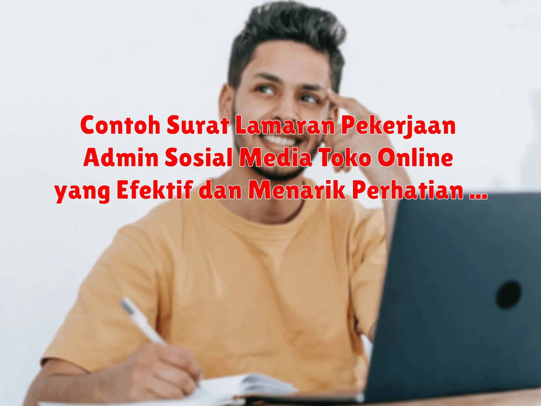 Contoh Surat Lamaran Pekerjaan Admin Sosial Media Toko Online yang Efektif dan Menarik Perhatian HRD