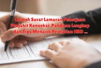 Contoh Surat Lamaran Pekerjaan Penjahit Konveksi: Panduan Lengkap dan Tips Menarik Perhatian HRD