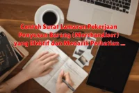 Contoh Surat Lamaran Pekerjaan Penyusun Barang (Merchandiser) yang Efektif dan Menarik Perhatian HRD