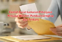 Contoh Surat Lamaran Pekerjaan Penjaga Warnet: Panduan Lengkap dan Terbaru