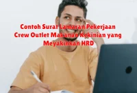 Contoh Surat Lamaran Pekerjaan Crew Outlet Makanan Kekinian yang Meyakinkan HRD
