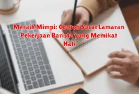 Meraih Mimpi: Contoh Surat Lamaran Pekerjaan Barista yang Memikat Hati
